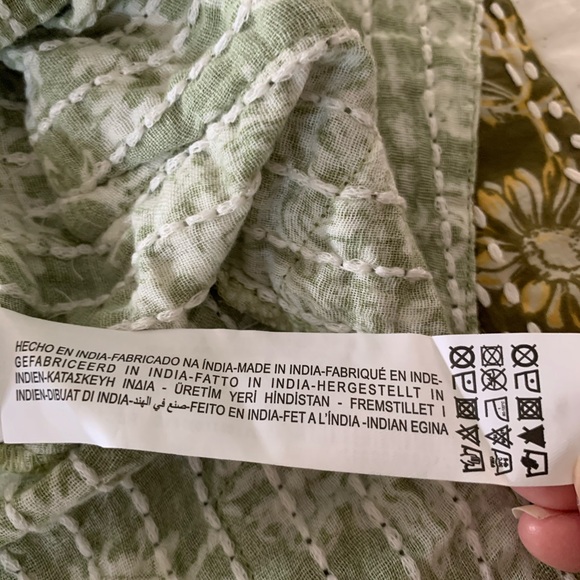 Zara Tribal Quilted Tunic Kaftan Dress with Slits - Picture 13 of 16